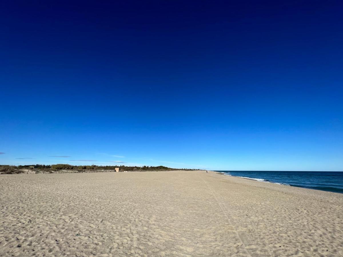 Camping Del Mar 10, Mobil Home Petit Paradis, 6 Personnes, Bord De Mer, Camping Del Mar Village 滨海阿热莱斯 外观 照片