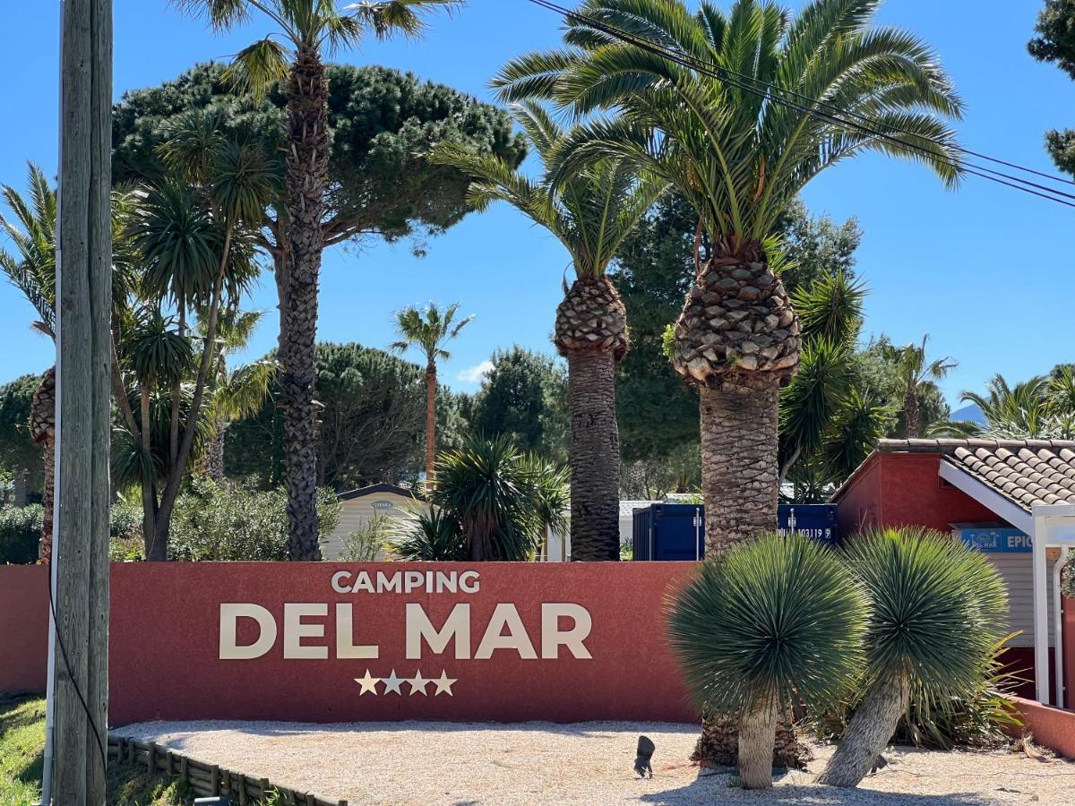 Camping Del Mar 10, Mobil Home Petit Paradis, 6 Personnes, Bord De Mer, Camping Del Mar Village 滨海阿热莱斯 外观 照片