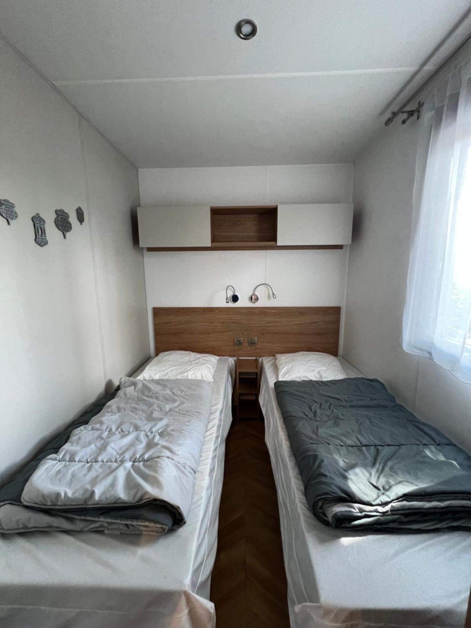 Camping Del Mar 10, Mobil Home Petit Paradis, 6 Personnes, Bord De Mer, Camping Del Mar Village 滨海阿热莱斯 外观 照片