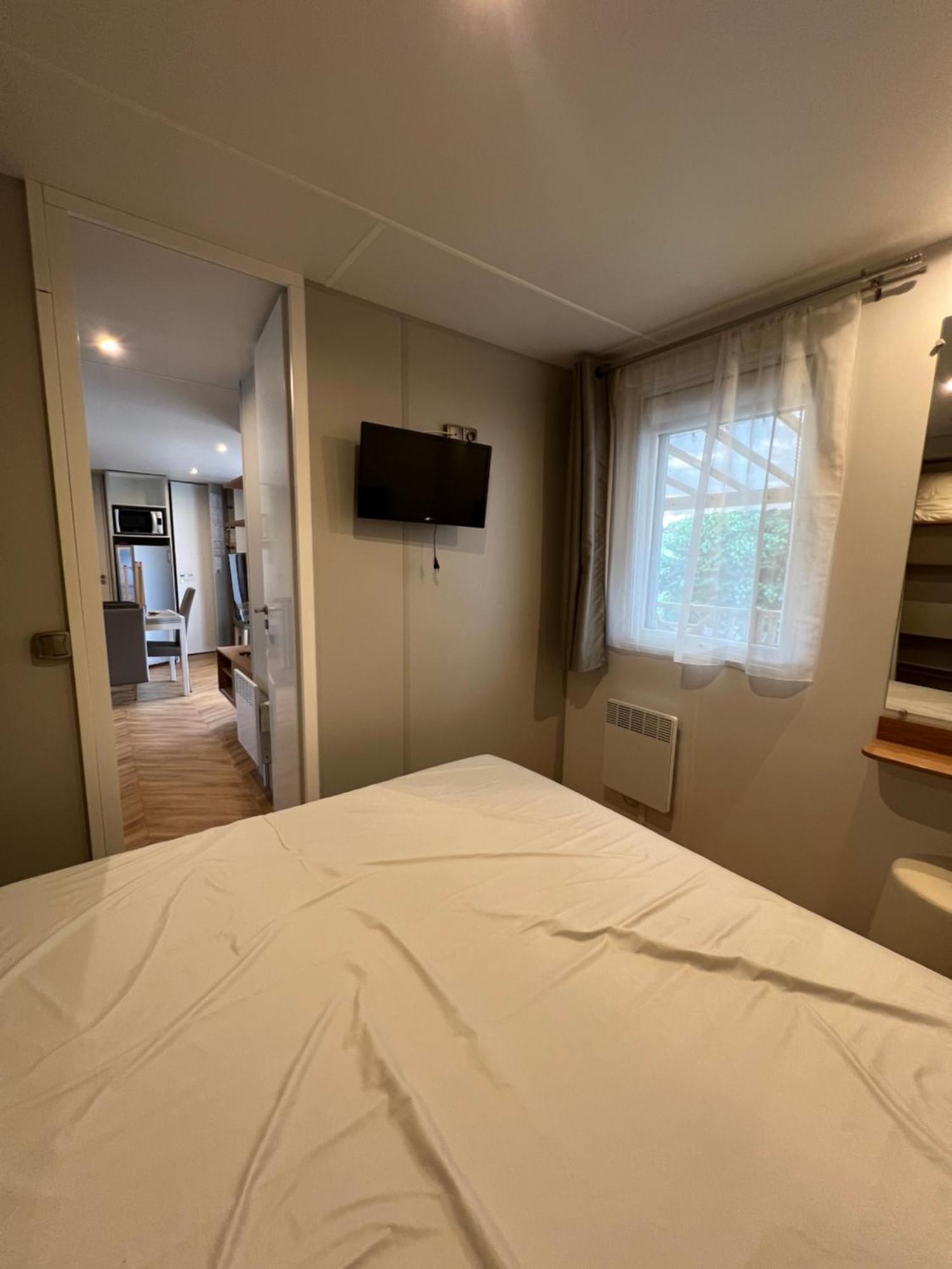 Camping Del Mar 10, Mobil Home Petit Paradis, 6 Personnes, Bord De Mer, Camping Del Mar Village 滨海阿热莱斯 外观 照片